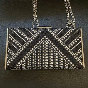 Small bejeweled clutch purse. Perfect for a night out.